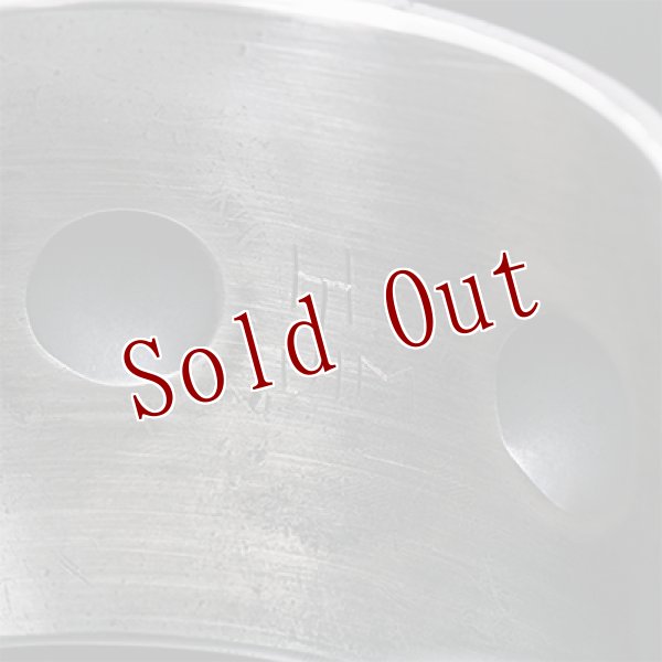 画像5: ナバホ族 Harrison Jim 1 1/8" バンプアウト インゴットシルバー バングル (5)