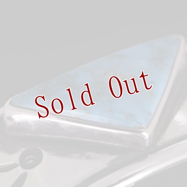 画像5: ナバホ族 Roy Tracy キングマントライアングル インゴットシルバー バングル (5)