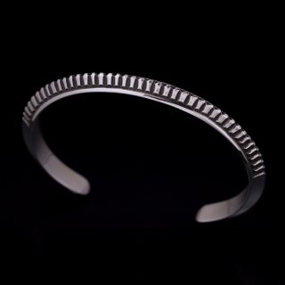 NAVAJO ナバホ TL刻印 マルチカラーインレイリング スタンプワーク