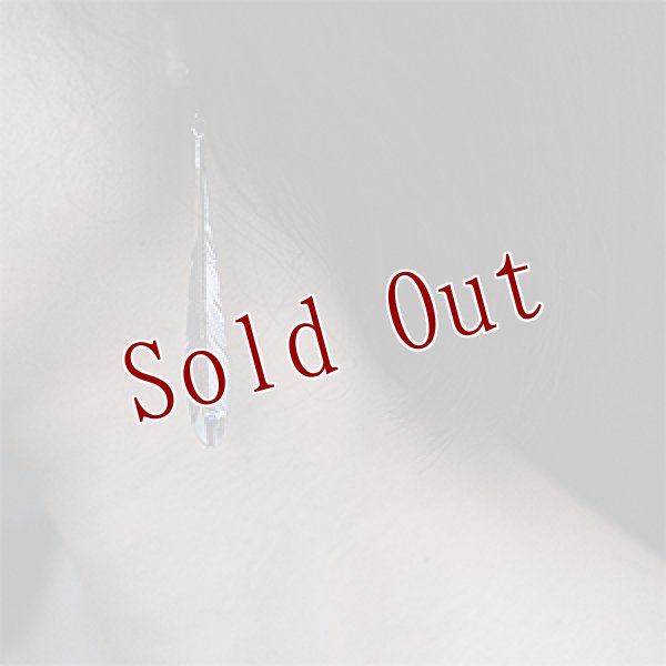 画像3: ナバホ族 Tanya Mace 12KGF ロングフェザー ラピスラズリ ピアス (3)