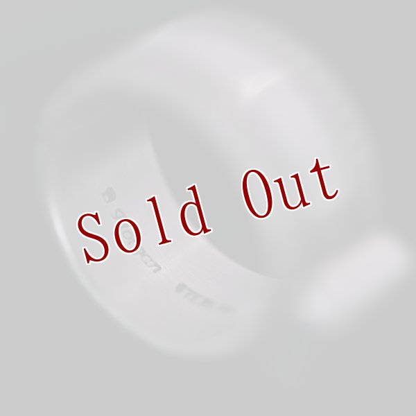 画像5: ナバホ族 Bruce Morgan 3/8" シルバー オニキス チゼル リング (5)