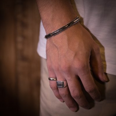 画像3: 【コラボ企画】Bruce Morgan×RIVER MAIL 14K チゼル シグネチャー リング