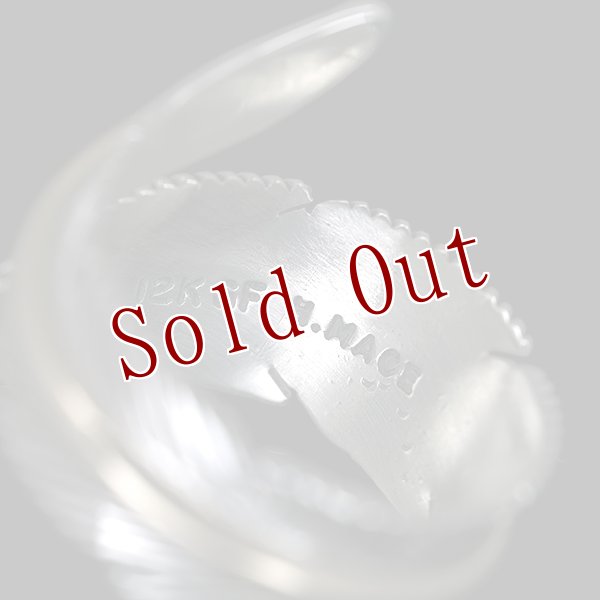 画像5: 【再入荷】ナバホ族 Harvey Mace 12KGF イーグルフェザー リング M (5)