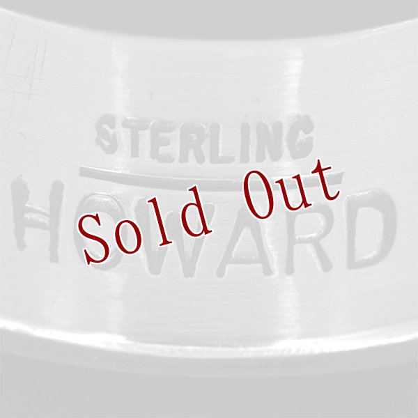 画像5: ナバホ族 Howard Nelson 5/16” 14K サンバースト リング (5)