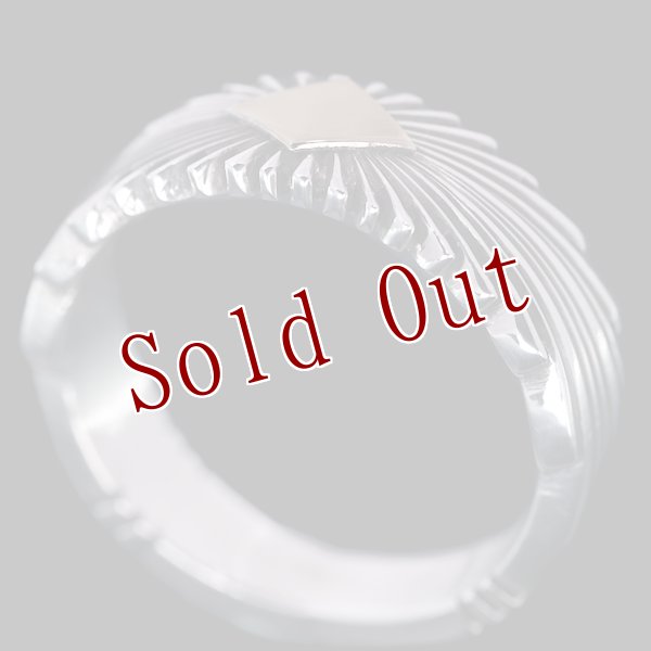 画像3: ナバホ族 Pat Bedonie 1/4” 14K サンバースト リング (3)