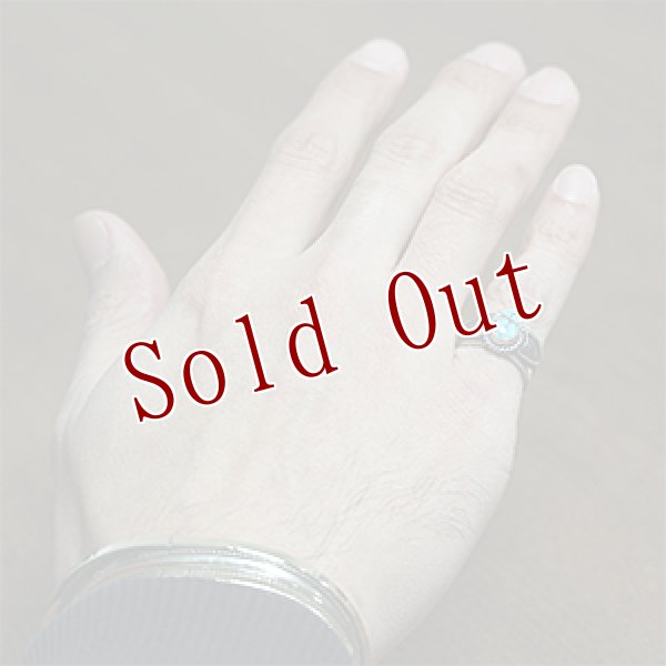 画像4: ナバホ族 Sunshine Reeves パージャン スタンプワーク リング 8.5号 (4)