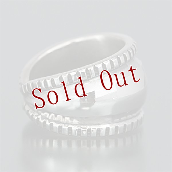 画像2: ナバホ族 Harrison Jim インゴットシルバー リポウズ リング 25.5号 (2)