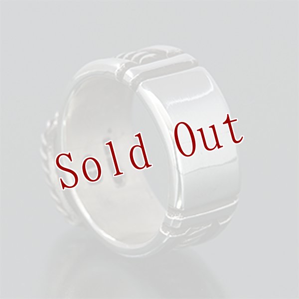 画像3: ナバホ族 Clendon Pete モレンシ スタンプ リング 15号 (3)