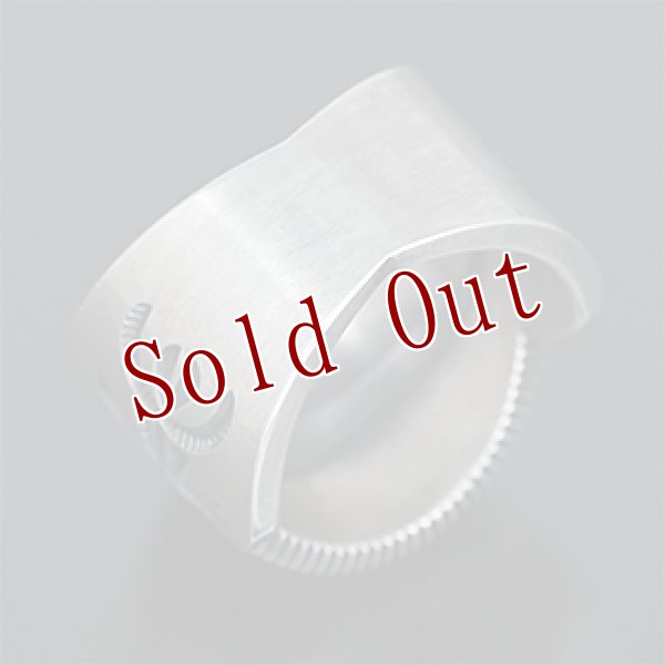 画像3: ナバホ族 Jacob D. Morgan 5/8” リポウズ リング 21号 (3)