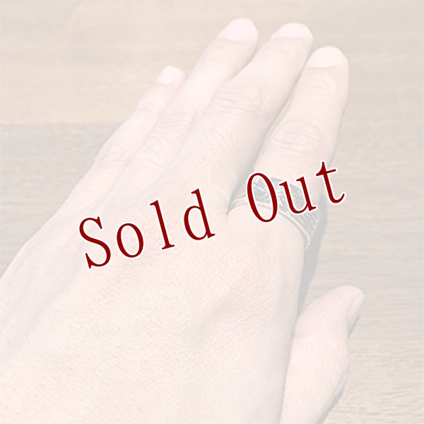 画像4: ナバホ族 Howard Nelson 18K サンバースト リング 22.5号 (4)