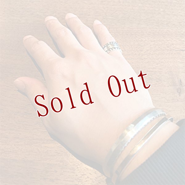 画像4: ナバホ族 Darryl Dean Begay 1/2” コインシルバー チゼルワーク  リング 9号 (4)