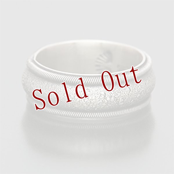 画像3: ナバホ族 Jacob D. Morgan 3/8” サンドキャスト リング 22号 (3)