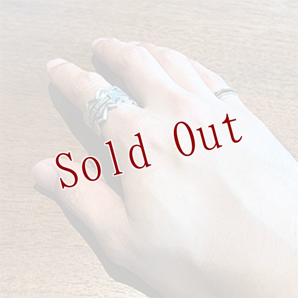 画像4: ナバホ族 Jacob D. Morgan 5/8” スタンプ リング 24.5号 (4)