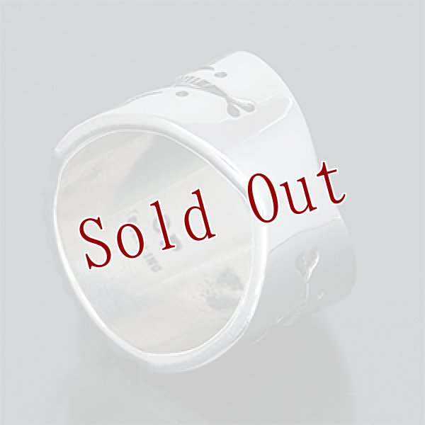 画像3: ナバホ族 Clendon Pete Kingman サンバースト リング 18号 (3)