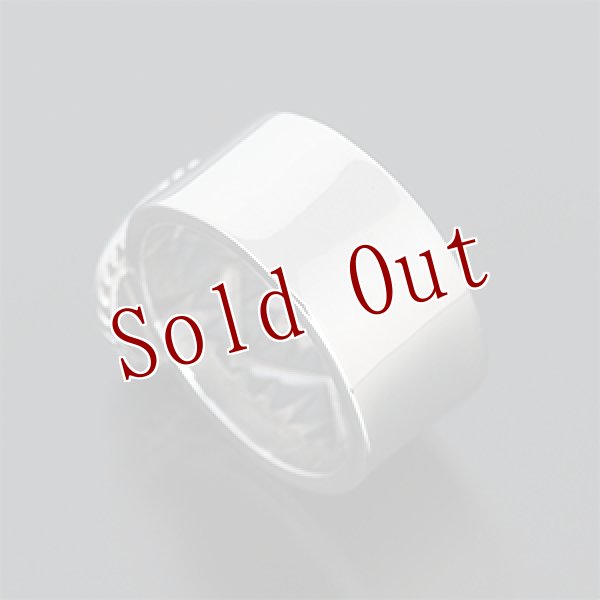 画像2: ナバホ族 Sunshine Reeves 3/8” キングマン プレーン/スタンプ リング 11号 (2)