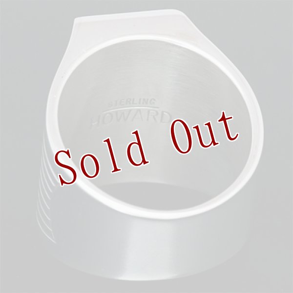 画像5: ナバホ族 Howard Nelson 14K サンバースト 長方形 Box リング 23号 (5)