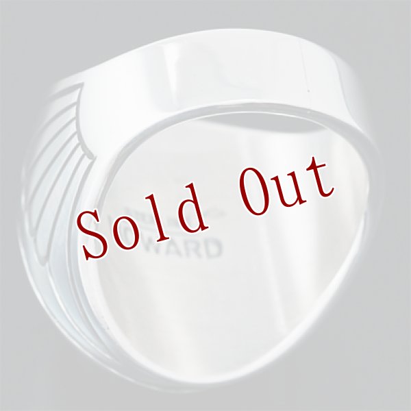 画像2: ナバホ族 Howard Nelson 14K サンバースト オーバル Box リング 18.5号 (2)