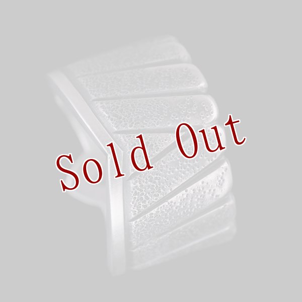 画像4: ナバホ族 Jacob D. Morgan イーグル バンプアウト テクスチャ― リング 22号 (4)