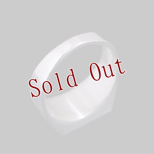 画像5: ナバホ族 Veronica Benally アイボリー/ターコイズ インレイ リング 14号 (5)