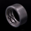 画像3: ナバホ族 Jacob D. Morgan 3/8" 12ga テクスチャー/スタンプ バンド リング 13.5号 (3)