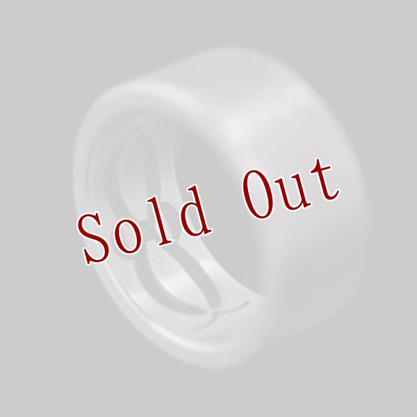 画像3: ナバホ族 Jacob D. Morgan 3/8" 12ga テクスチャー/スタンプ バンド リング 13.5号 (3)