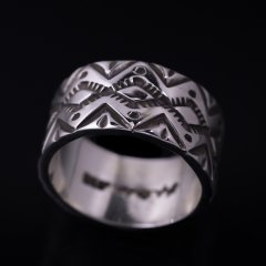 NAVAJO/ナバホ族 Dan Jackson/ダン・ジャクソン ラグ柄 オーバーレイ