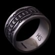 画像3: ナバホ族 Herman Smith 3/8" クラシックスタイル リング 18号 (3)