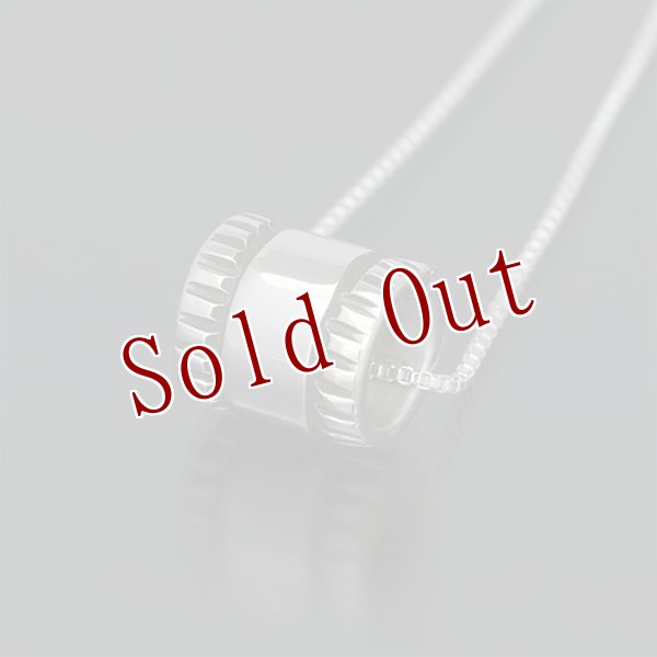 画像3: 【RIVER MAIL企画】ナバホ族 Bruce Morgan 1/4 3/8 SS チゼル ペンダント チェーン付き (3)