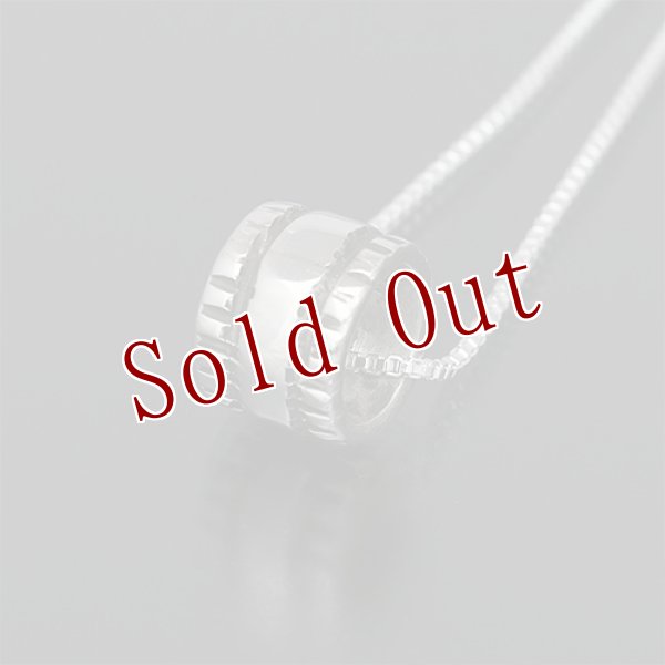 画像4: 【RIVER MAIL企画】ナバホ族 Bruce Morgan 1/4 3/8 SS チゼル ペンダント チェーン付き (4)