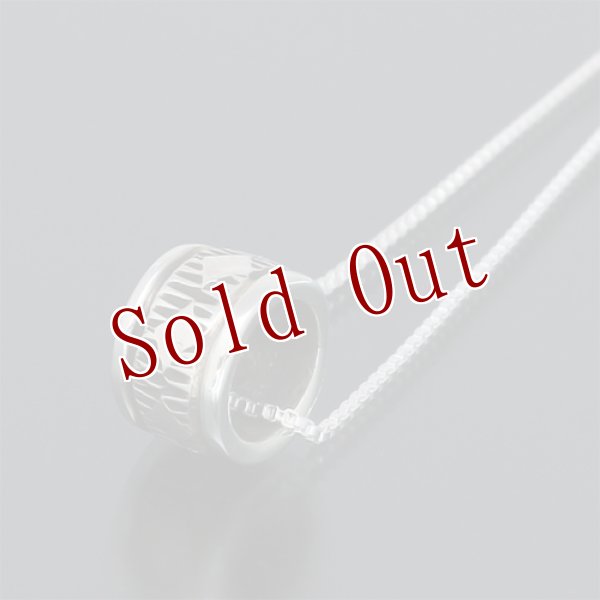 画像4: 【RIVER MAIL企画】ナバホ族 Bruce Morgan 1/4 3/8  SS ダイヤ ペンダント チェーン付き (4)