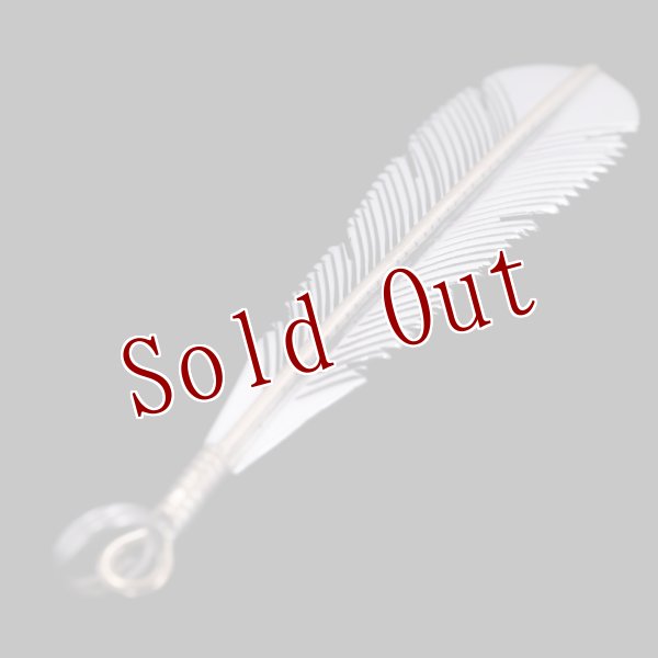 画像3: ナバホ族 Tanya Mace 12KGF フェザー ペンダント ストレート チェーン付き (3)