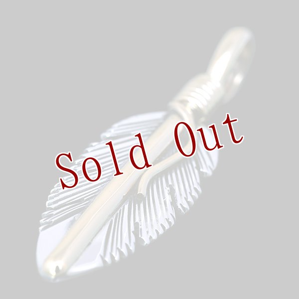 画像3: 【再入荷】ナバホ族 Harvey Mace 12KGF イーグルフェザー ペンダント XS/ストレート チェーン付き (3)