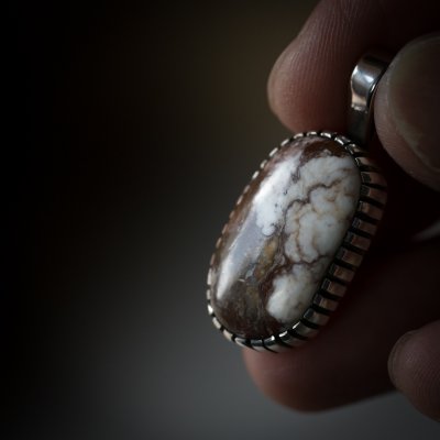画像1: 【RM Jewelry】ワイルドホース シルバー ハンドメイド ペンダント