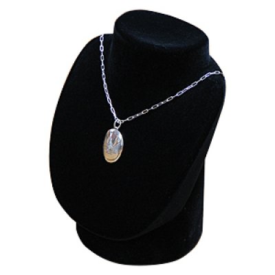 画像3: ナバホ族 Zane Tahe ナバホラグ1 ブラシ仕上げ ネックレス