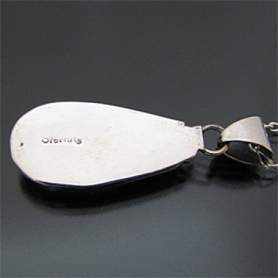 画像2: ナバホ族 オパール ティアドロップ ネックレス