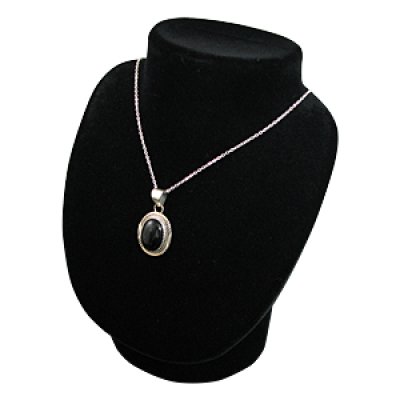 画像3: ナバホ族 オニキス オーバル ネックレス