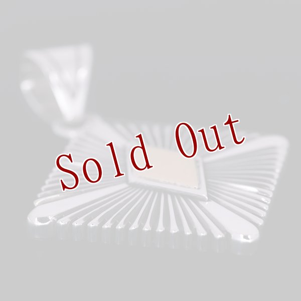 画像3: ナバホ族 Pat Bedonie 10gauge 14K サンバースト ダイヤ ペンダント (3)