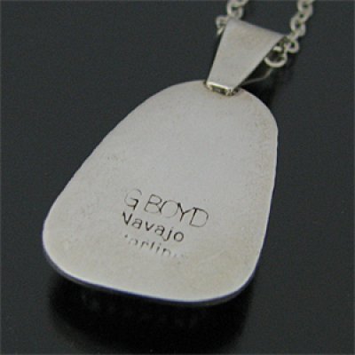 画像2: ナバホ族 Garrison Boyd スリーピングビューティー ネックレス