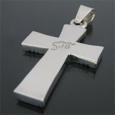 画像2: ナバホ族 Steven J. Begay オーバーレイ クロス ペンダント