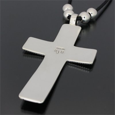 画像2: ナバホ族 Steven J. Begay オーバーレイ クロス ペンダント