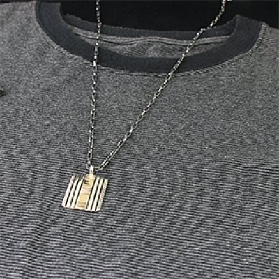 画像3: ナバホ族 Bruce Morgan 14K スクエア ペンダント