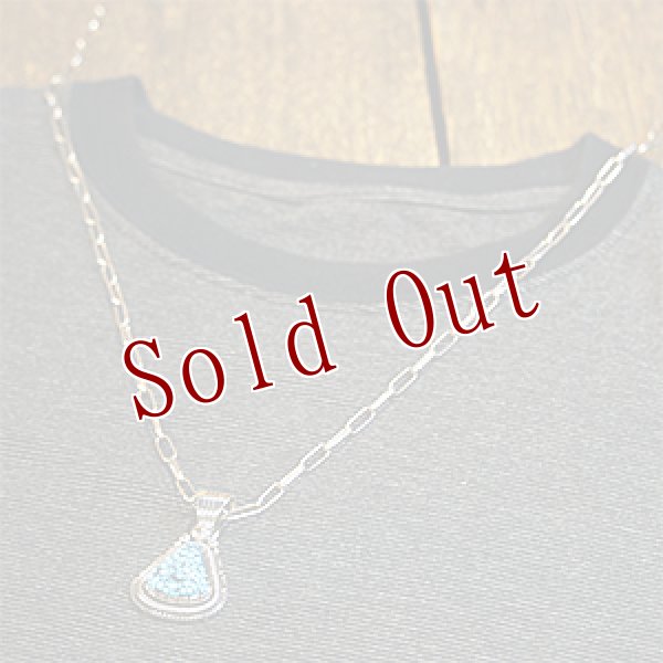 画像4: ナバホ族 Will Vandever キングマン ターコイズ ペンダント (4)