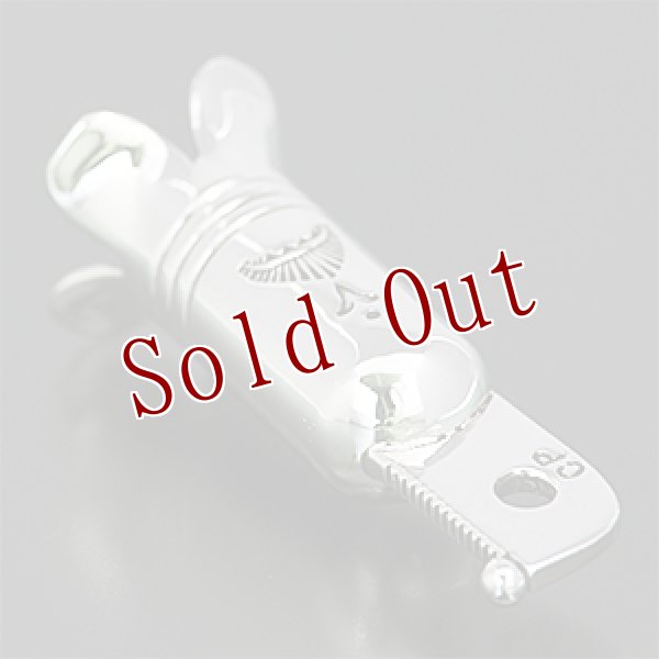 画像3: ナバホ族 Clendon Pete スカッシュブロッサム ペンダント (3)