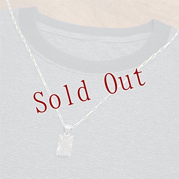 画像4: ナバホ族 Pat Bedonie #1フラットワイヤー 14K サンバースト ペンダント (4)