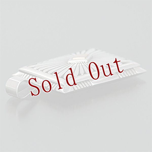 画像2: ナバホ族 Howard Nelson 14K サンバースト スクエア ボックス ペンダント (2)