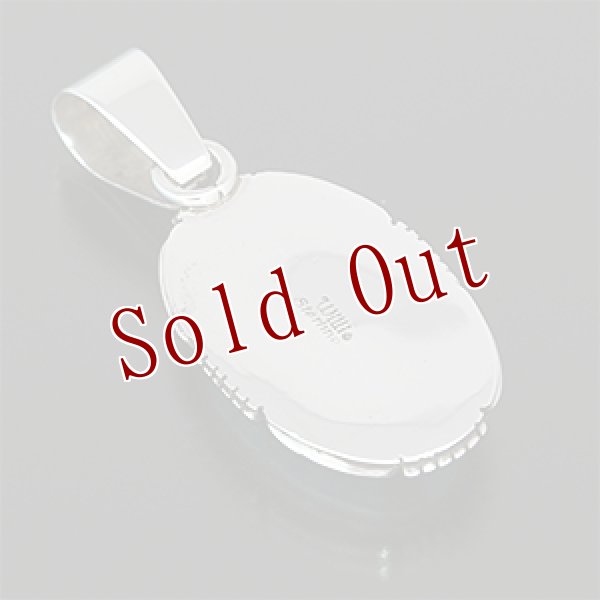 画像2: ナバホ族 Lonnie Willie キングマン ペンダント (2)