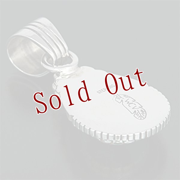 画像3: ナバホ族 Will Vandever ナンバーエイト ターコイズ ペンダント (3)