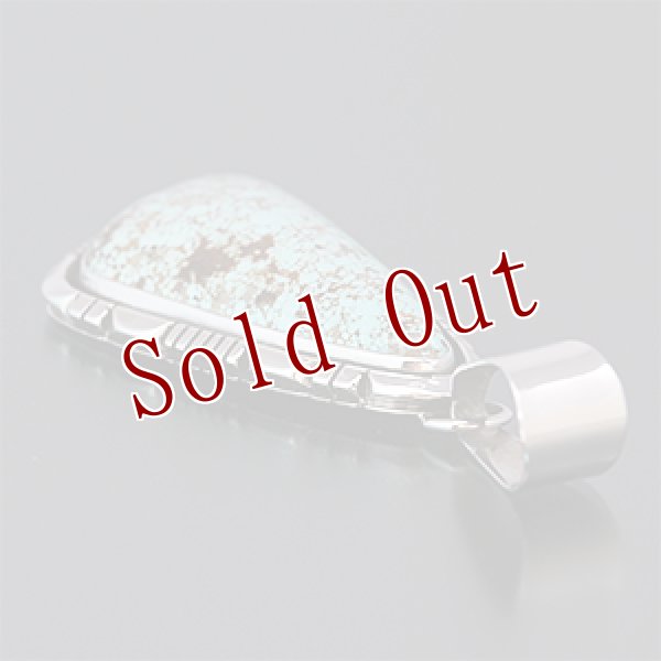 画像3: ナバホ族 Lonnie Willie #8 ターコイズ ペンダント (3)