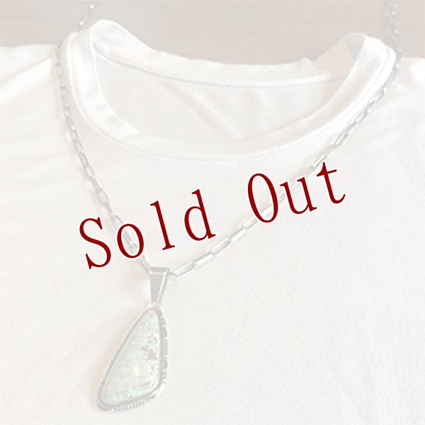 画像4: ナバホ族 Lonnie Willie #8 ターコイズ ペンダント (4)