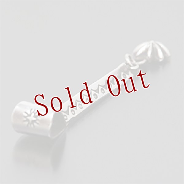 画像3: ナバホ族 Delayne Reeves トライアングル シェルコンチョ ペンダント (3)